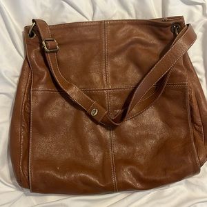 Italian leather handbag